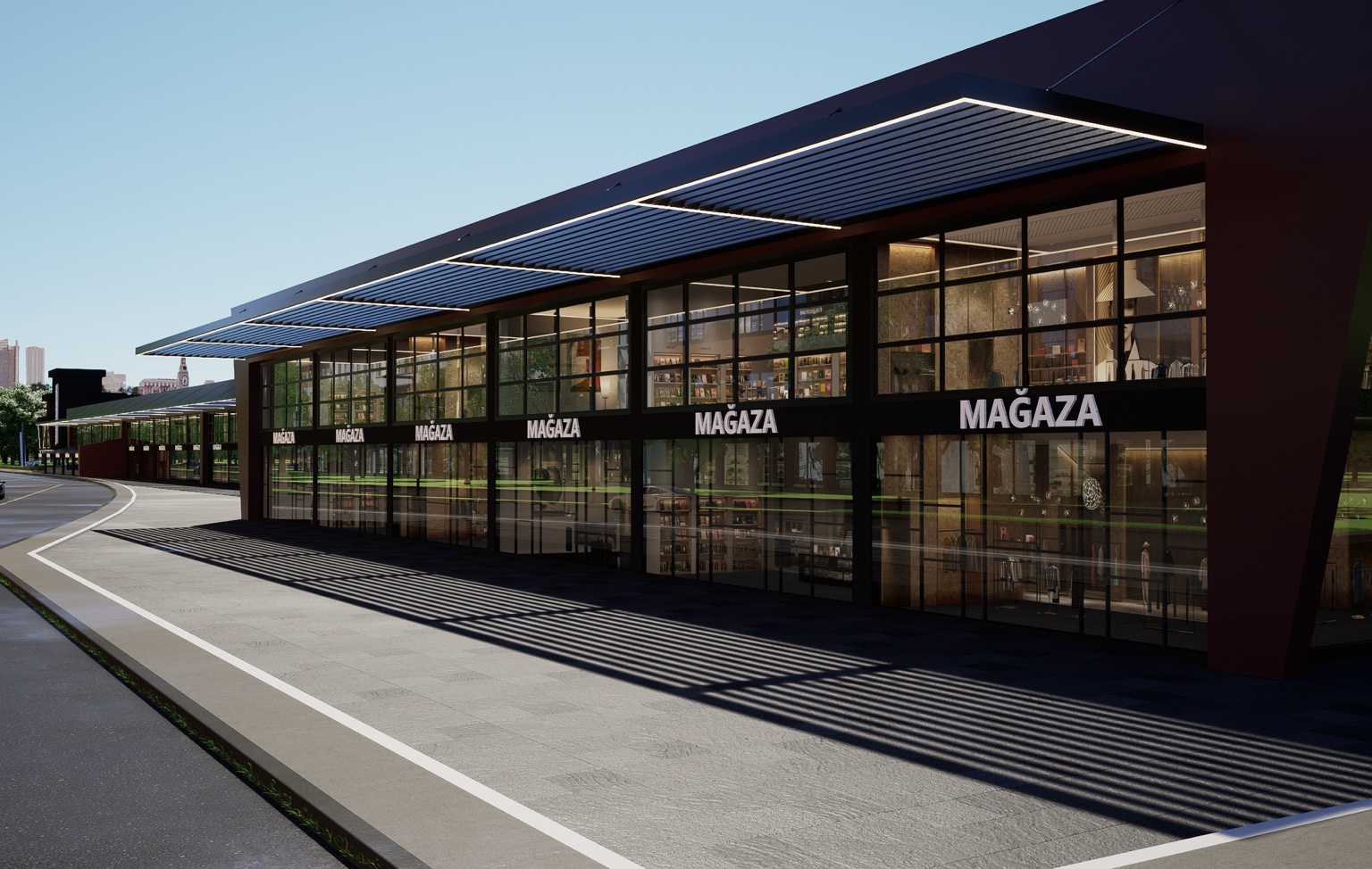 CaddePort mağaza blokları